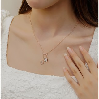 Dây chuyền nữ LAMY Lucky Double Floral Necklace Rose Gold 6426