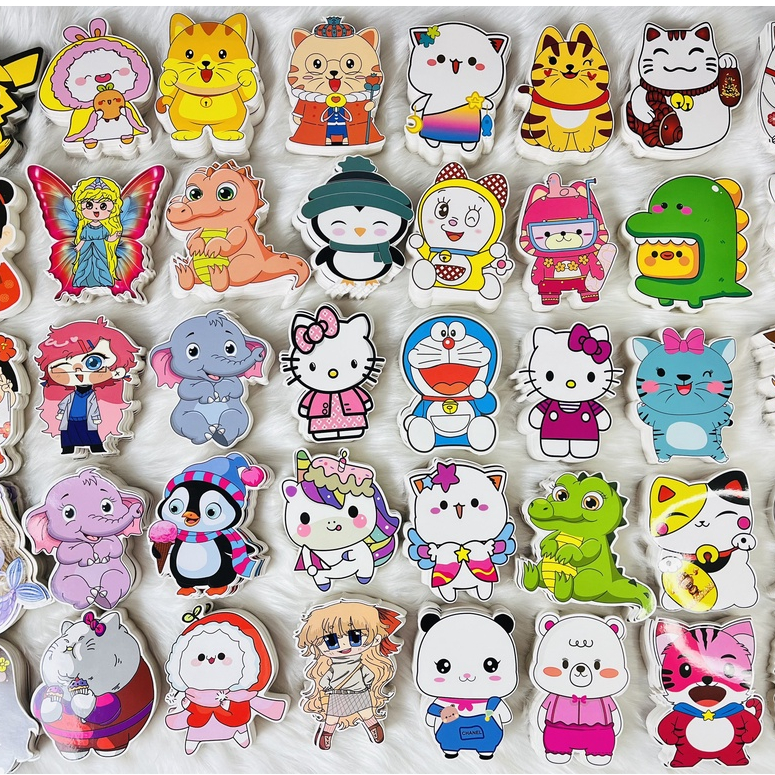 Combo 100 bao lì xì chipi hoạt hình tết lì xì chibi 2025 mẫu mới đẹp dễ thương độc lạ ESHOP