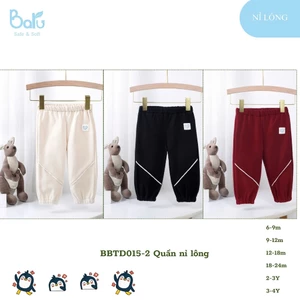 Quần nỉ lông mềm min cho bé