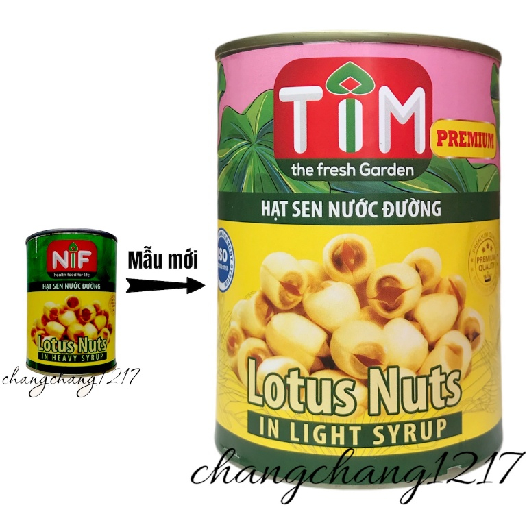 Hạt Sen Nước Đường NIF TIM Đóng Lon 560gr | Shopee Việt Nam
