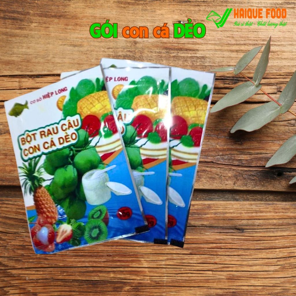 Combo 2 gói Bột rau câu hiệu con cá - Thanh mát, giòn dai | THỰC PHẨM NGƯỜI HAI QUÊ