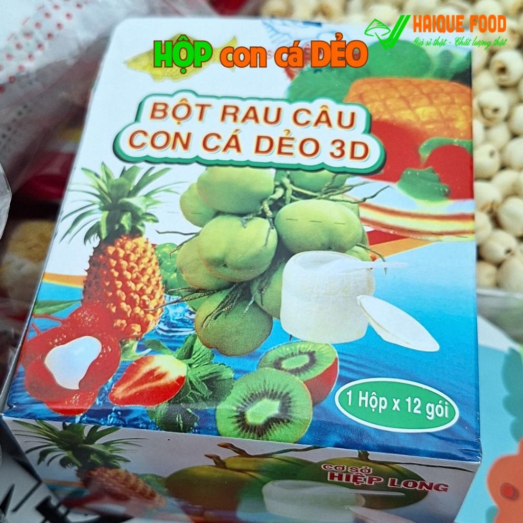 Combo 2 gói Bột rau câu hiệu con cá - Thanh mát, giòn dai | THỰC PHẨM NGƯỜI HAI QUÊ