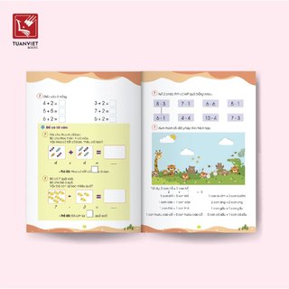 Sách Luyện Viết và Luyện Đọc Học Toán - Dành cho bé Chuẩn bị vào lớp 1