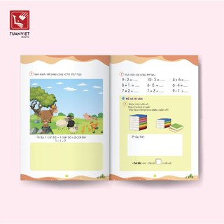 Sách Luyện Viết và Luyện Đọc Học Toán - Dành cho bé Chuẩn bị vào lớp 1