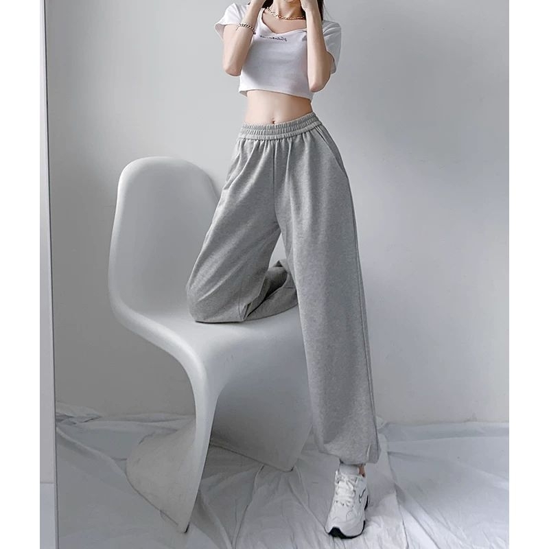 Bigsize Quần Jogger Nam Nữ Lai Rút Dây 40-105KG Ống Suông Thời Trang - MÃ 01