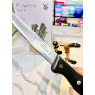 HCM Bộ dao WMF Knives Classic Line 7 món, Bộ giao thép không gỉ cao cấp GermanySNT 100078