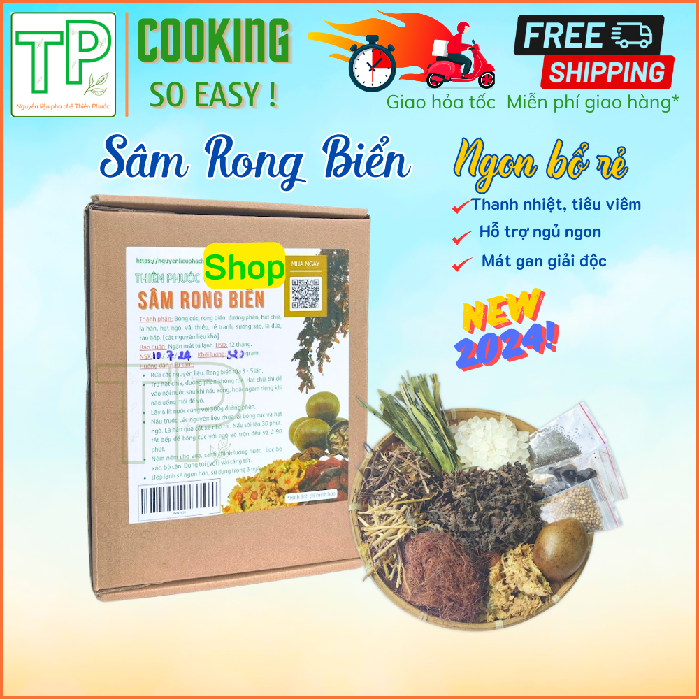 Sâm rong biển Thiên Phước nấu 5 - 6 lít sâm giải nhiệt ngon bổ rẻ ...