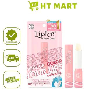 Son gió dưỡng môi hiệu chỉnh ửng hồng tự nhiên Lipice Sheer Color 2.4g - Son gió hương trái cây