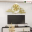 Đồng Hồ Treo Tường Trang Trí Nhà Cửa HƯƠU TÀI LỘC Kim Trôi Cao Cấp VIVA DECOR, Lianzhang V293