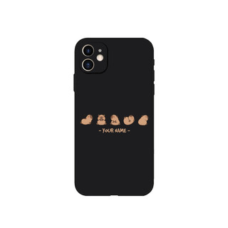 Ốp lưng iphone in tên theo yêu cầu Emotion Capybara 6/7/8/plus/x/xr/xs/11/12/13/14/15/16/pro max - yc196