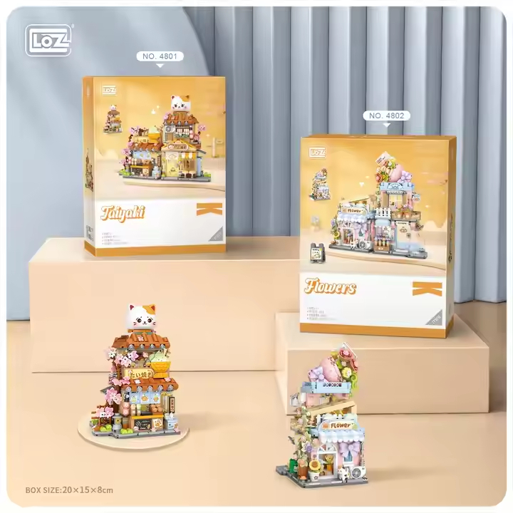 Ảnh Bộ lắp ráp mô hình nhà LOZ street mini 2