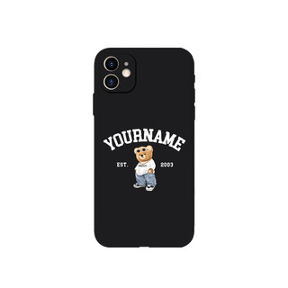 Ốp lưng iphone in tên và năm sinh theo yêu cầu hydro bear 6/7/8/plus/x/xr/xs/11/12/13/14/15/16/pro max - yc196