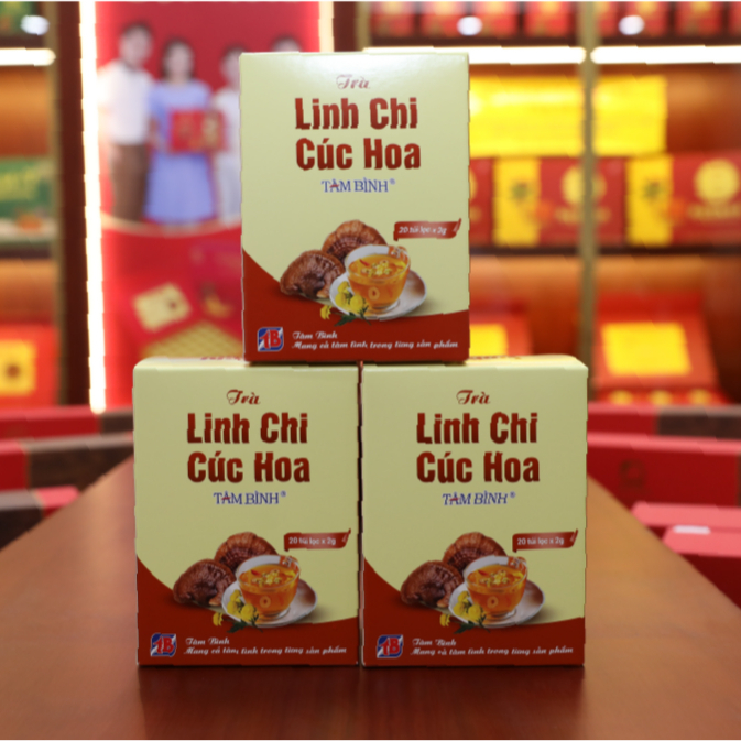[Combo 3] Trà Linh chi cúc hoa Tâm Bình -  Tận hưởng nhịp sống bình yên với ly trà thơm mát