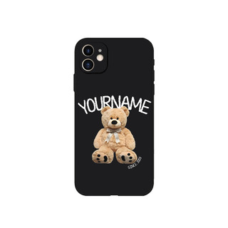 Ốp lưng iphone in tên và năm sinh theo yêu cầu Leno teddy bear 6/7/8/plus/x/xr/xs/11/12/13/14/15/16/pro max - yc196
