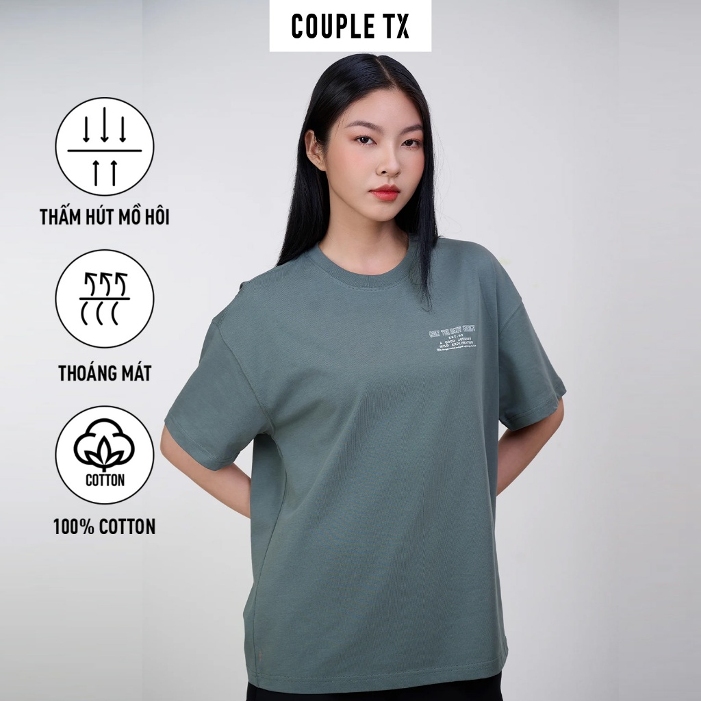 Ảnh Áo Thun Gia Đình Couple TX The Only Best Energy Form Oversize TS 402 2