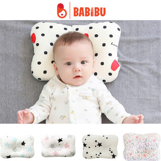 Gối lõm chống bẹp đầu cho bé từ 0-6 tháng chất liệu nhung mềm mịn