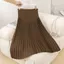 Chân Váy Bầu Xếp Ly Dáng Dài Larosa Vải Chéo Thái Có Đáp Bụng LA95V
