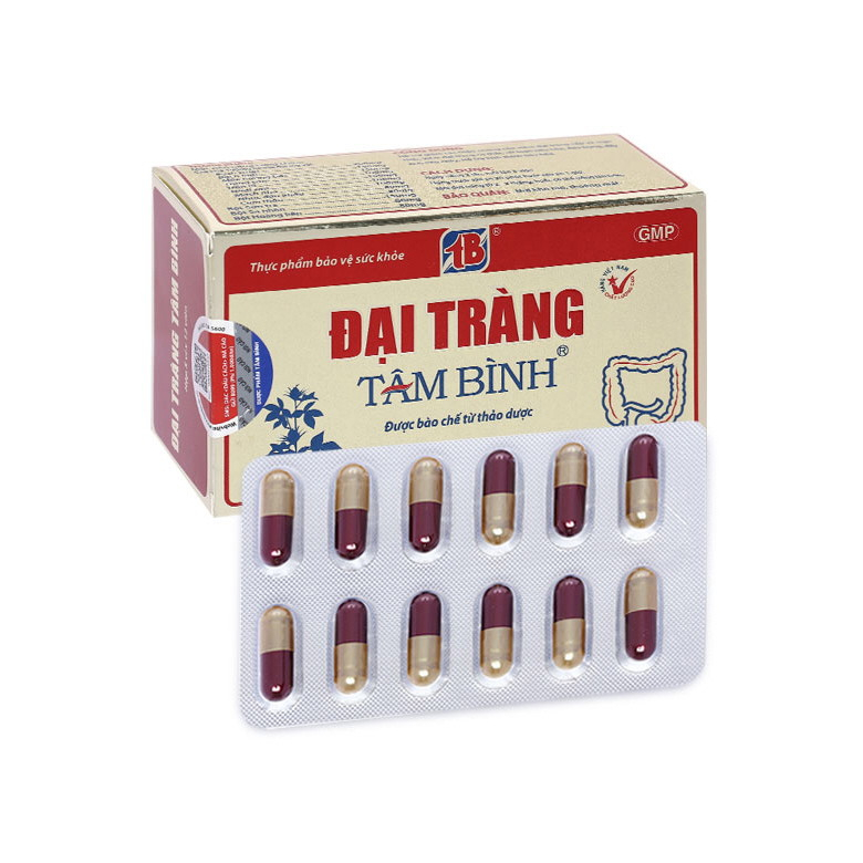 Đại tràng Tâm Bình - Hỗ trợ giảm viêm đại tràng, rối loạn tiêu hóa - Hộp 60 Viên