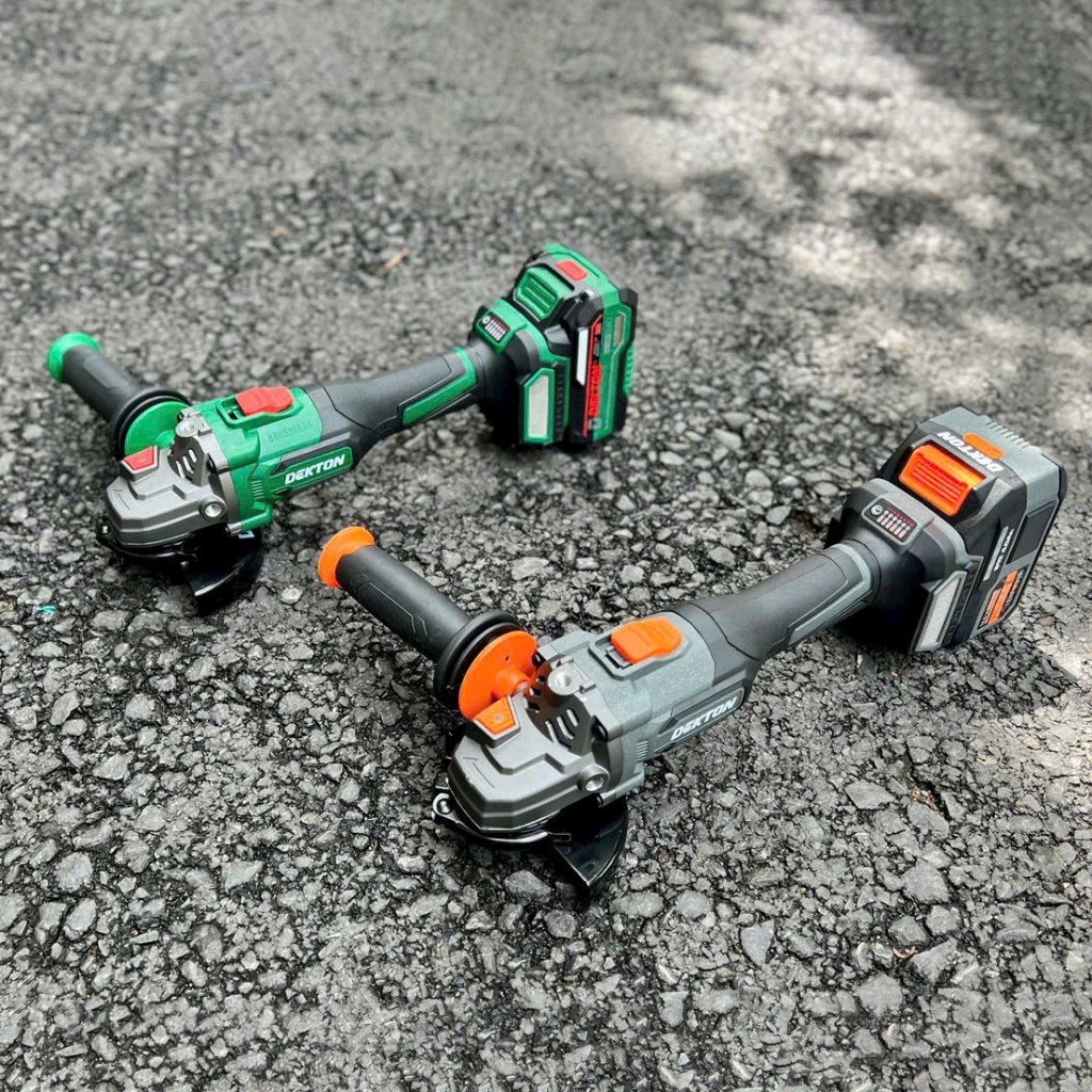 Thân Máy Mài Góc Dùng Pin 21V Dekton M21-AG100PROMAX - Tốc 10000 vòng/phút - Motor Brushless - Chân Pin Phổ Thông