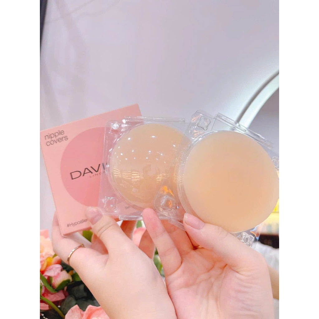 Miếng dán ngực DAVICHI có lỗ thoáng khí Sweatproof nipple covers