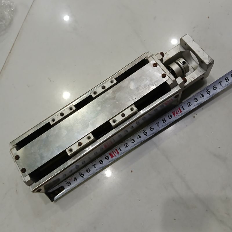 [2kg7 - 2 ray 18] combo đế thép vỏ inox dày vít me bi 0802 hành trình ...