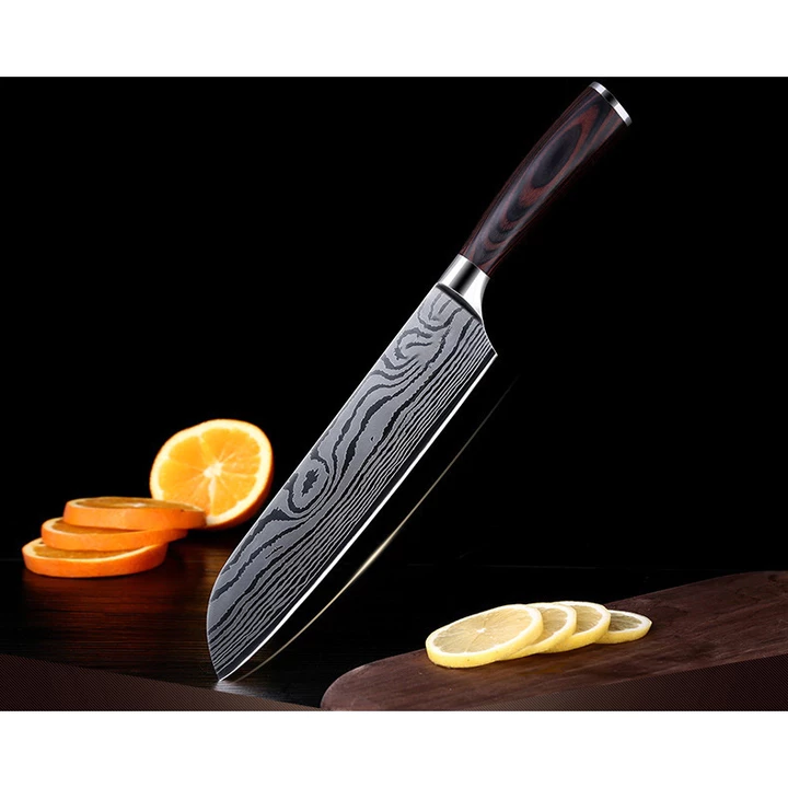 Dao Thép Damascus Dao Dao Nhà Bếp Nhật Bản Sushi Dao Của Đầu Bếp Dao Thịt Rau Củ Thịt Bò Dao Sashimi Dao Nấu Ăn BH