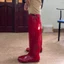 Ủng cấy QM MÀU ĐỎ ĐẾ ĐỎ size 35-43, ủng đi cấy, ủng lội nước, ủng vk