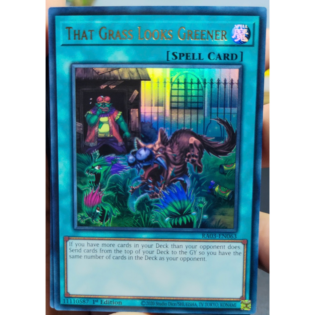 yugioh that grass looks greener deck RATE-EN066  Aus Ygo SPELL /Normal Spell Description That Grass Looks Greener 