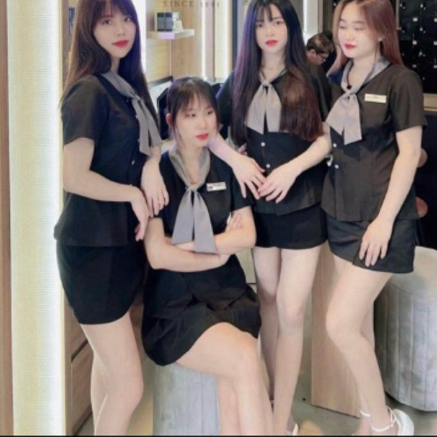 Đồng Phục Spa, thẩm mỹ viện, y tế,mầm non cao cấp chất liệu cotton lạnh (hàng thiết kế)