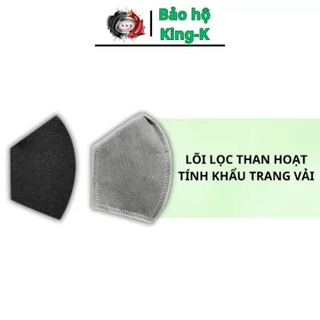 COMBO 5 Miếng Lõi than hoạt tính thay thế cho khẩu trang vải,Miếng lọc than hoạt tính khẩu trang vải