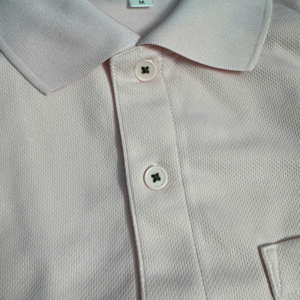 [Hàng lỗi giá rẻ] Áo Polo tay ngắn vải Poly 100%, chống nắng, thoáng mát, thấm hút mồ hôi nhanh
