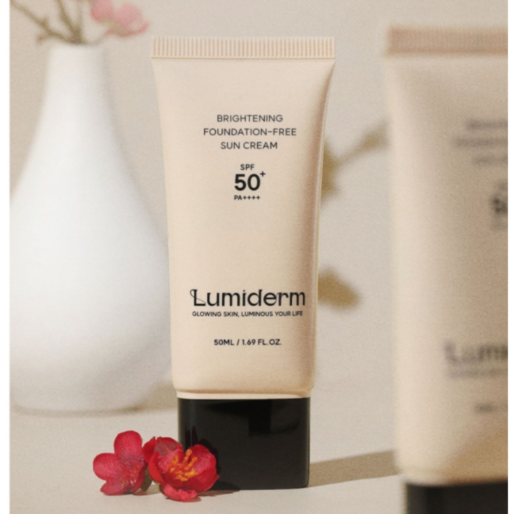 C08_ Kem chống nắng Lumiderm brightening foundation-free sun cream SPF50 PA++++ tuýp 50ml