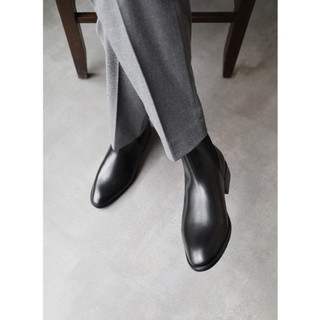 Giày Chelsea boots T1 - JOG04 , thiết kế mũi nhọn Classic , đế phíp gỗ tăng chiều cao 3,5cm ( T1 )