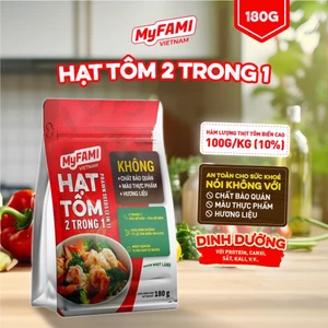 Hạt Tôm 2 trong 1 MyFAMI, gia vị nấu ăn và nêm không chất bảo quản- màu thực phẩm- hương liệu