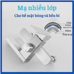 Sen cây vuông inox 304, sen cây tắm đứng, sen tắm đứng inox 304 mờ bền bỉ, sen tắm inox 3 chế độ — ảnh 3