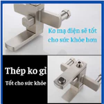 Sen cây vuông inox 304, sen cây tắm đứng, sen tắm đứng inox 304 mờ bền bỉ, sen tắm inox 3 chế độ — ảnh 8