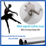 Sen cây vuông inox 304, sen cây tắm đứng, sen tắm đứng inox 304 mờ bền bỉ, sen tắm inox 3 chế độ — ảnh 5