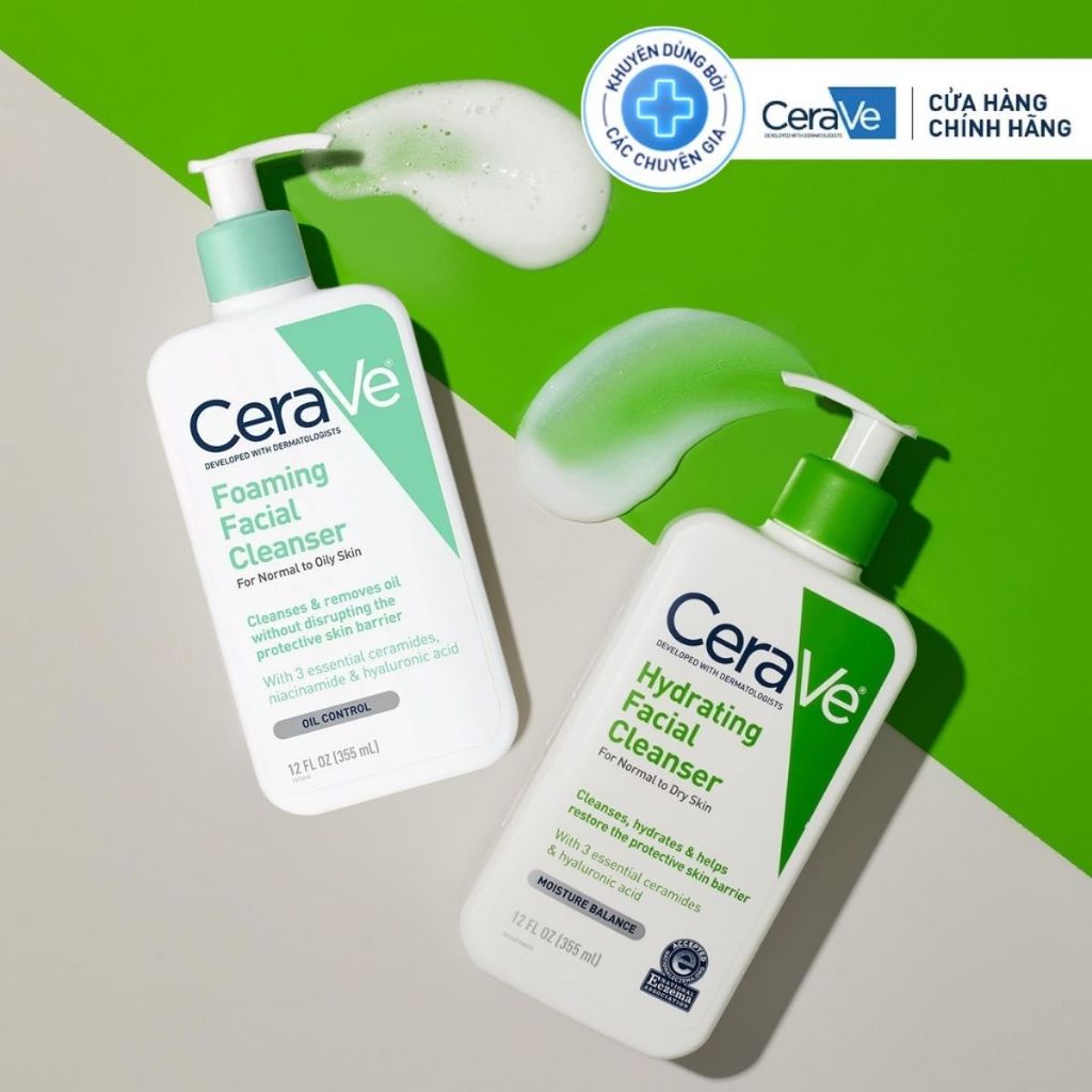 Sữa rửa mặt sạch sâu dành cho da dầu Cerave Developed With ...