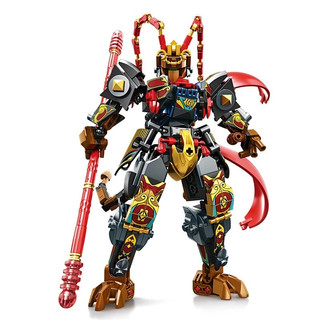 [Hộp Đẹp] Đồ Chơi Black Myth Wukong Tôn Ngộ Không Mô hình Lắp Ráp Mech Warrior 397 PCS Xếp Hình Robot, Bảo Hành Bởi Bobo