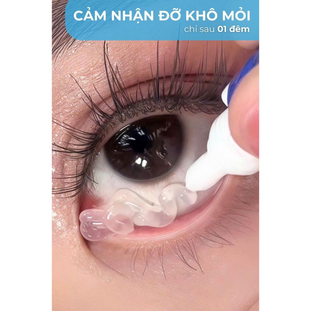 Mỡ tra mắt Vitamin A giúp khóa ẩm & tăng cường thị lực HydraMed Night Sensitive 5g