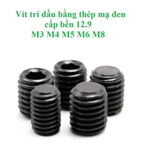 50 cái M3-M8 vít trí đen đầu bằng cấp bền 12.9 M3-M8