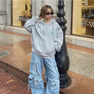 Áo Hoodie Zip NQ30 SQUARE Form Boxy Thêu Áo Khoác Nỉ Form Rộng Đủ Size Hotheels