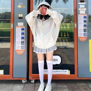 Áo Hoodie Zip NQ30 SQUARE Form Boxy Thêu Áo Khoác Nỉ Form Rộng Đủ Size Hotheels