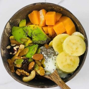 500gr,Hạt dinh dưỡng Granola Mix Siêu hạt dành cho người ăn kiêng, phụ nữ có thai, dân văn phòng cùng Shop Cú Ăn LànMạnh
