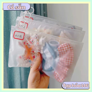 Set 10 túi đựng outfit doll 10cm 20cm 30cm - Túi zip đựng quần áo búp bê 10cm 15cm 20cm 25cm