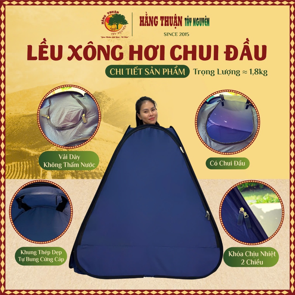 Nôì Lều Xông Hơi Giải Cảm giảm Cân Tại Nhà,Trọn Bộ Chăm Sóc Ở Cữ Sau Sinh, Hằng Thuận Tây Nguyên
