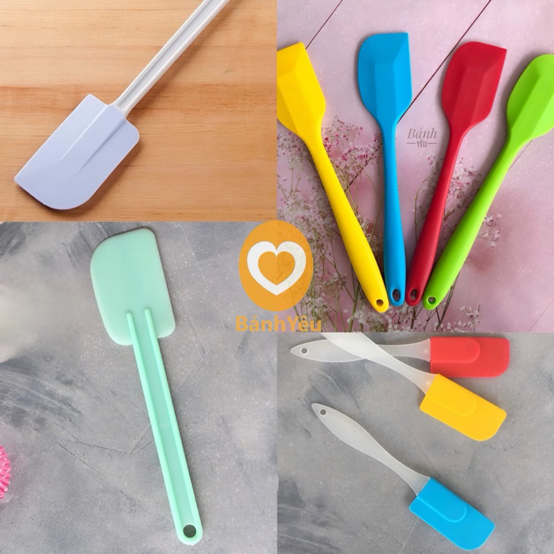 Cây vét bột, trộn bột spatula dung cụ làm bánh (BGTC)