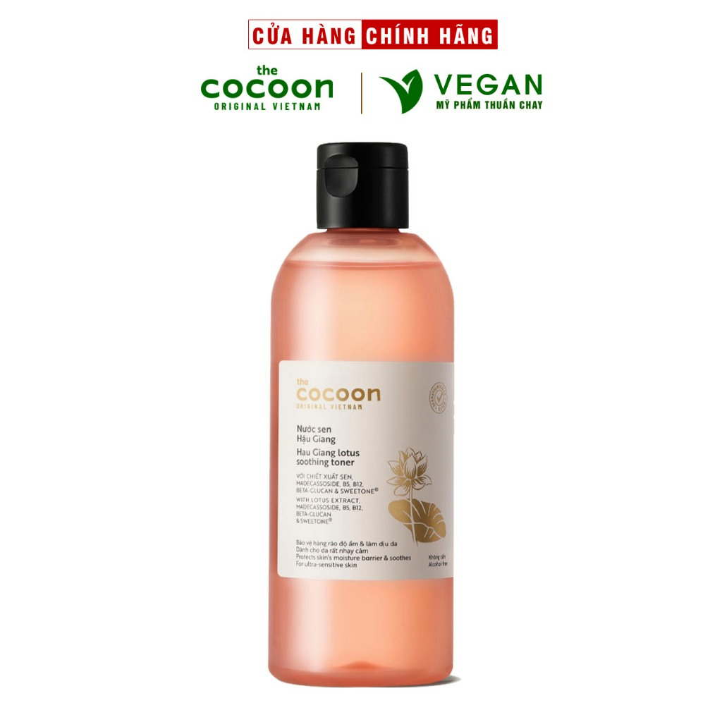 Ảnh Toner nước cân bằng da SEN Hậu Giang cocoon 310ml - VEGAN - Mỹ phẩm thuần chay 2