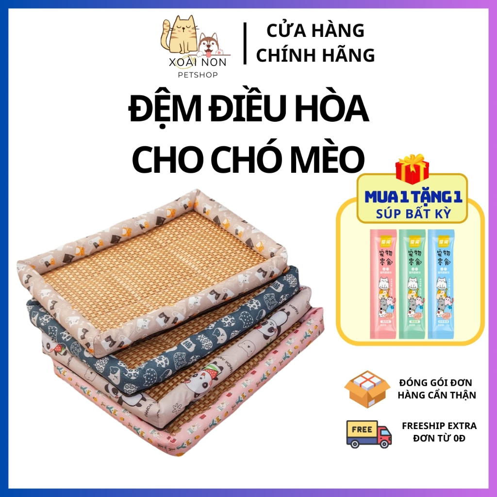 Thảm Lót Làm Mát Chống Mài Mòn Phù Hợp Với Mùa Hè Dành Cho Thú Cưng, Chiếu Hè Thoáng Mát Cho Chó Mèo