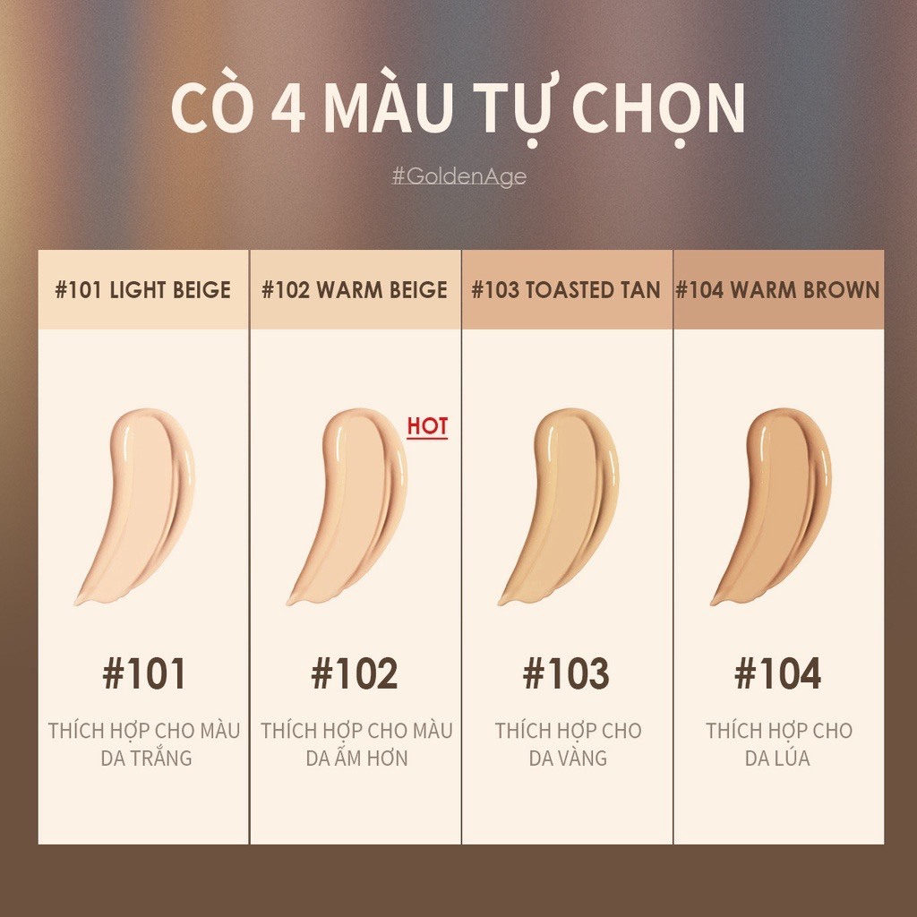 FOCALLURE Phấn nước poreless matte mịn lỳ, lâu trôi FA198 12g | NHÍM HOUSE